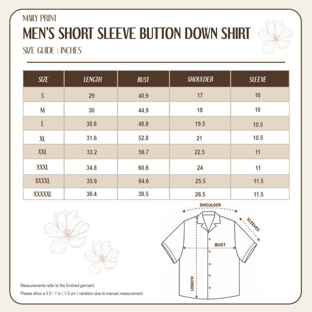 Men’s Pokémon Mudkip and Feraligatr Pond Pattern Short Sleeve Button-Up Shirt