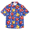 Men’s Pokémon Magikarp Pattern Short Sleeve Button-Up Shirt