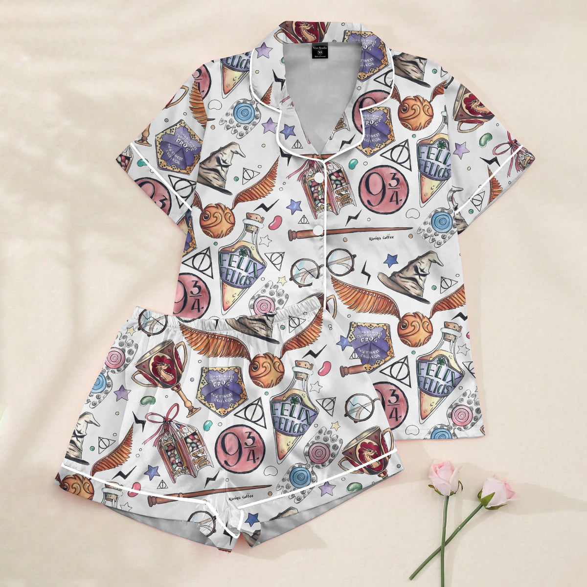 Women’s Harry Potter Magical Icons Short Sleeve Pajama Set