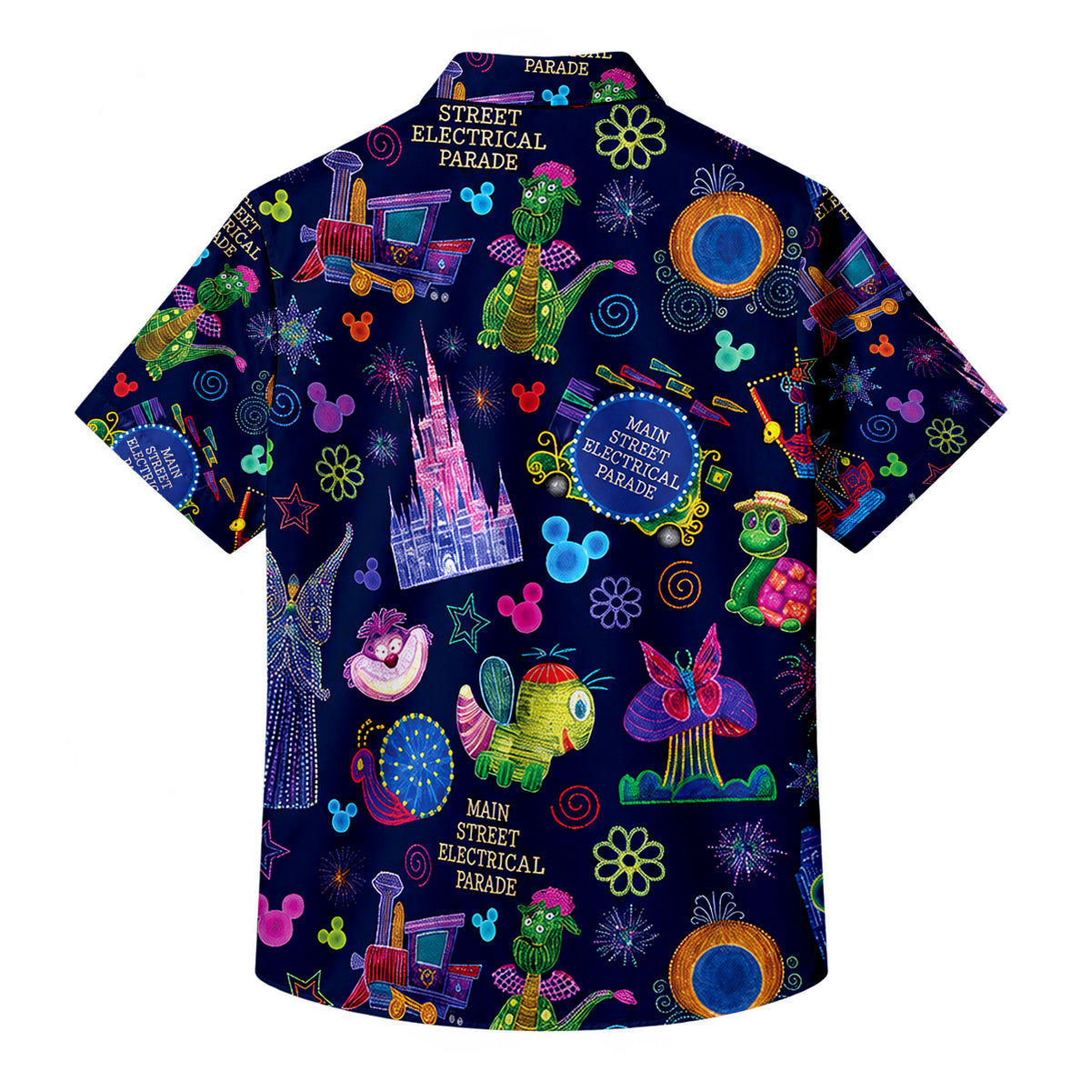 Men’s Disney Main Street Electrical Parade Short Sleeve Button-Up Shirt