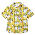 Men’s Kermit the Frog Big Suit Short Sleeve Button-Up Shirt