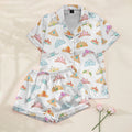 Women’s Princess Tiara Satin Pajama Set