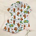 Women’s White Scooby-Doo Satin Pajama Set