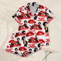 Women’s White Rocky Horror Picture Show Satin Pajama Set