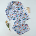 Women’s Disney Stitch Christmas Snowman Long Sleeve Pajama Set