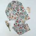 Women’s Mickey and Minnie Gingerbread Christmas Long Sleeve Pajama Set