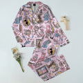 Women’s Disney Sleeping Beauty Floral Long Sleeve Pajama Set