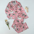 Christmas Santa and Gingerbread Hot Cocoa Long Sleeve Pajama Set