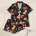 Harry Potter Owl and Wizard Symbols Short Sleeve Pajama Set