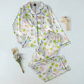 Margarita Lime and Chili Pepper Print Long Sleeve Pajama Set