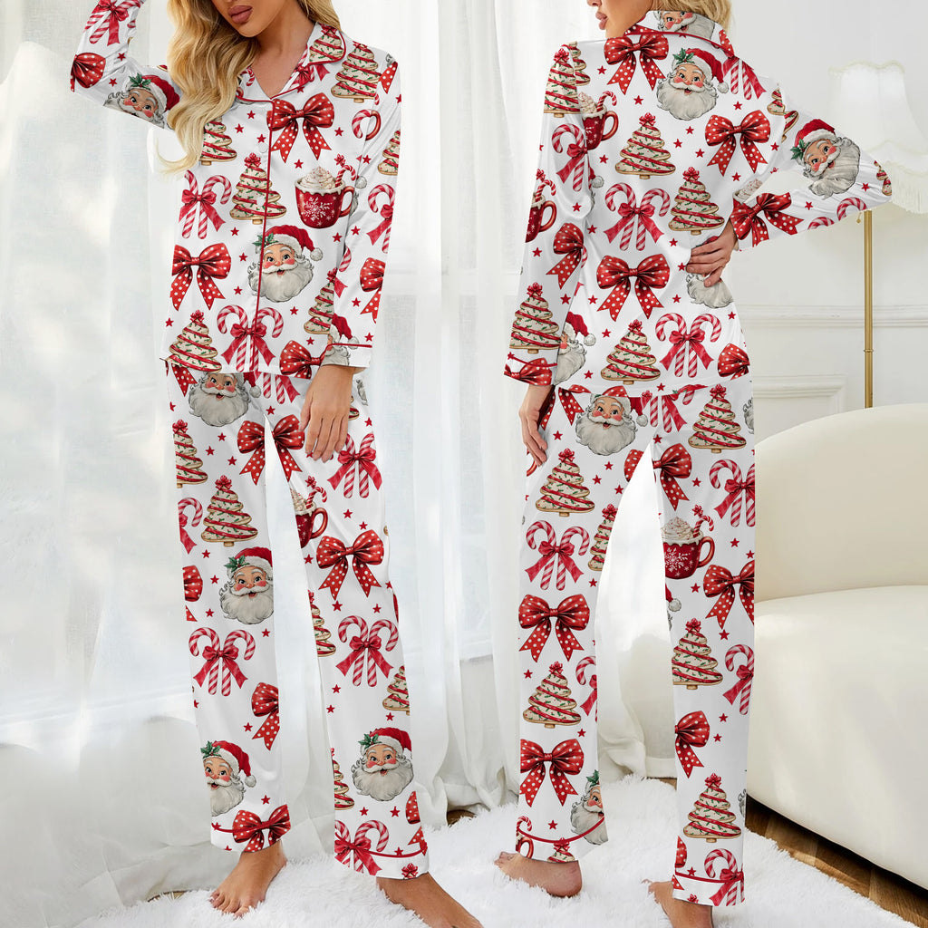 The Simpsons Treehouse of Horror Character Print Long Sleeve Pajama Set