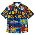 Blue Gilligan’s Island Three Hour Tour Short Sleeve Button-Up Shirt