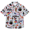 Disney Cruise Castaway Cay Character Short Sleeve Button-Up Shirt